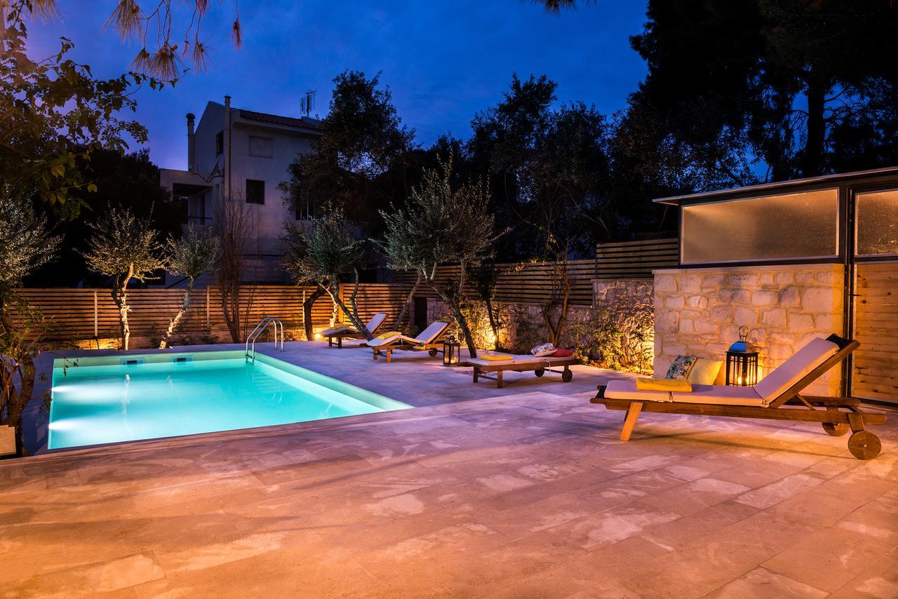 Koukounari Luxury Villa Chania  Exterior foto